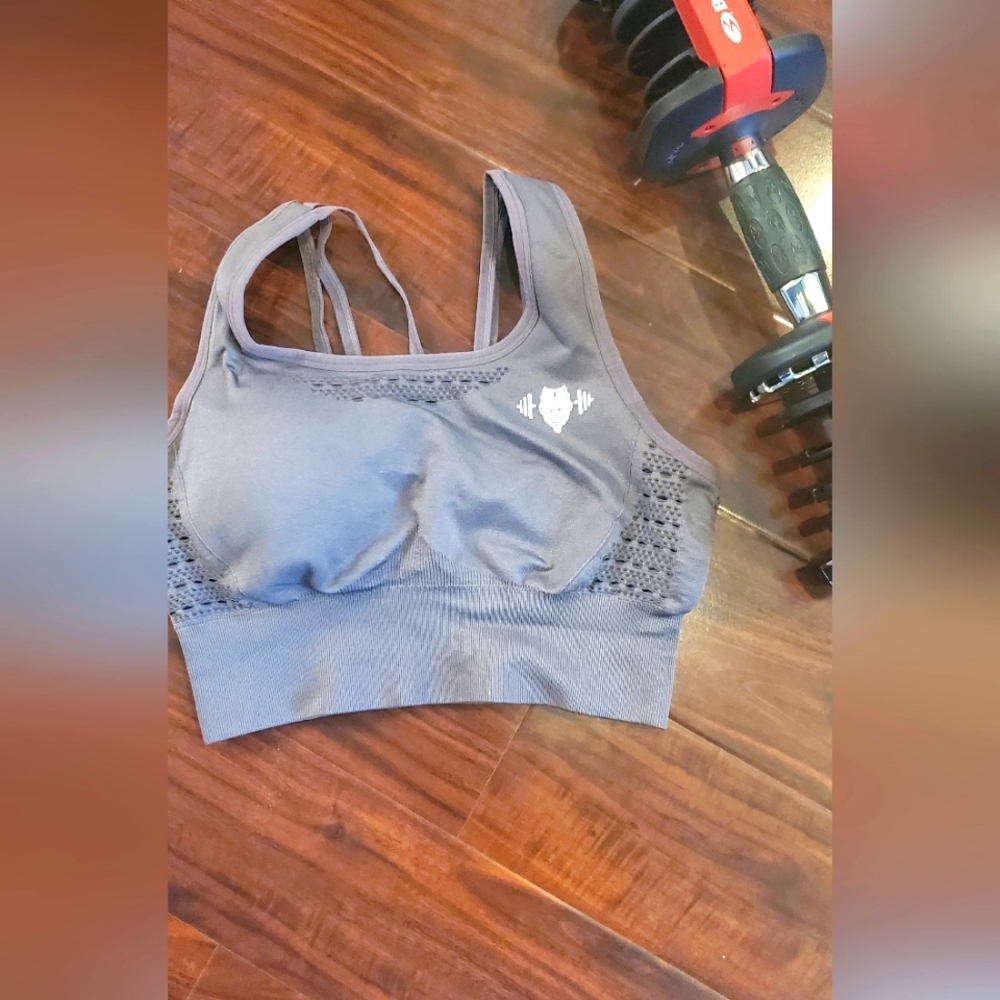 Sports bra gray 💪